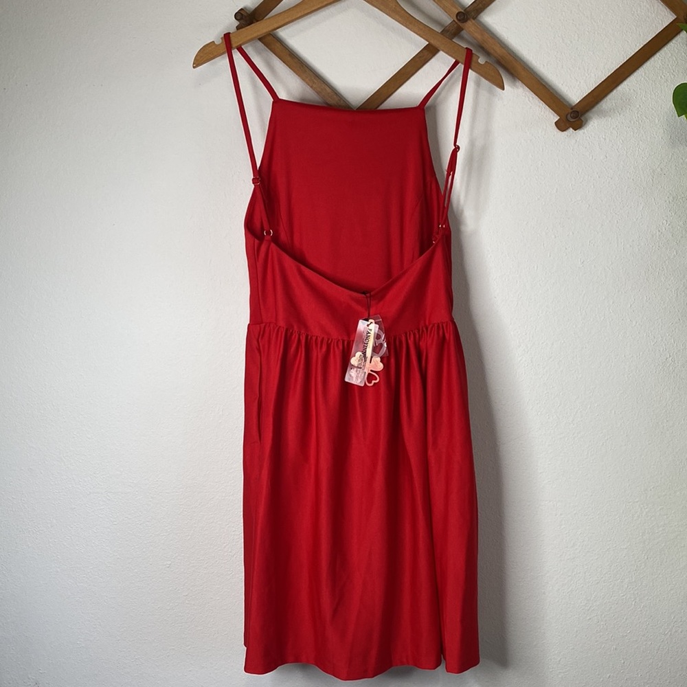 Fancyinn Backless Spaghetti Strap Mini Dress - image 5